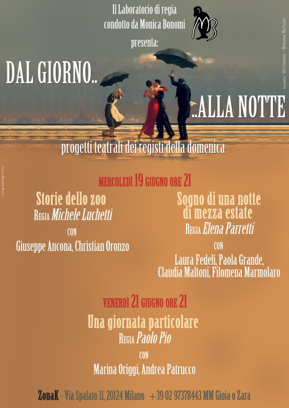 DAL GIORNO … ALLA NOTTE - Il Laboratorio di regia condotto da Monica Bonomi 